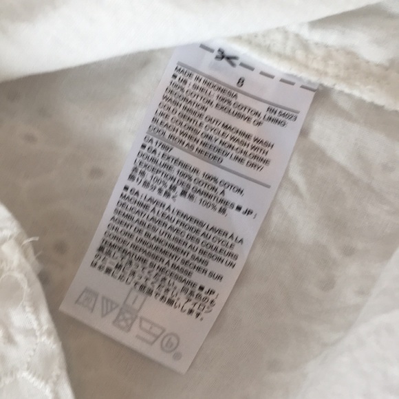 Banana Republic Factory | Eyelet Dress, White, 8 - Picture 3 of 5